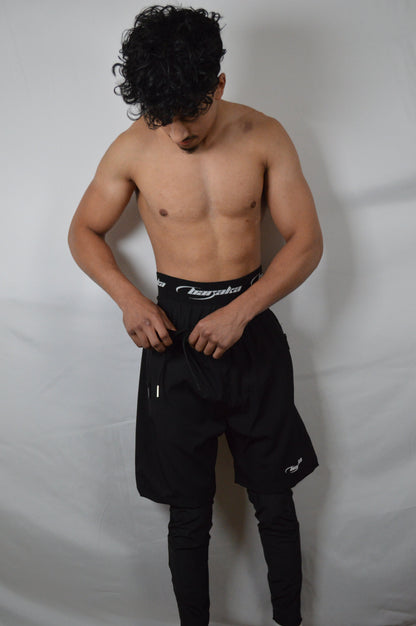 BARAKA FULL LEGGING AWRAH SHORTS – Jet Black