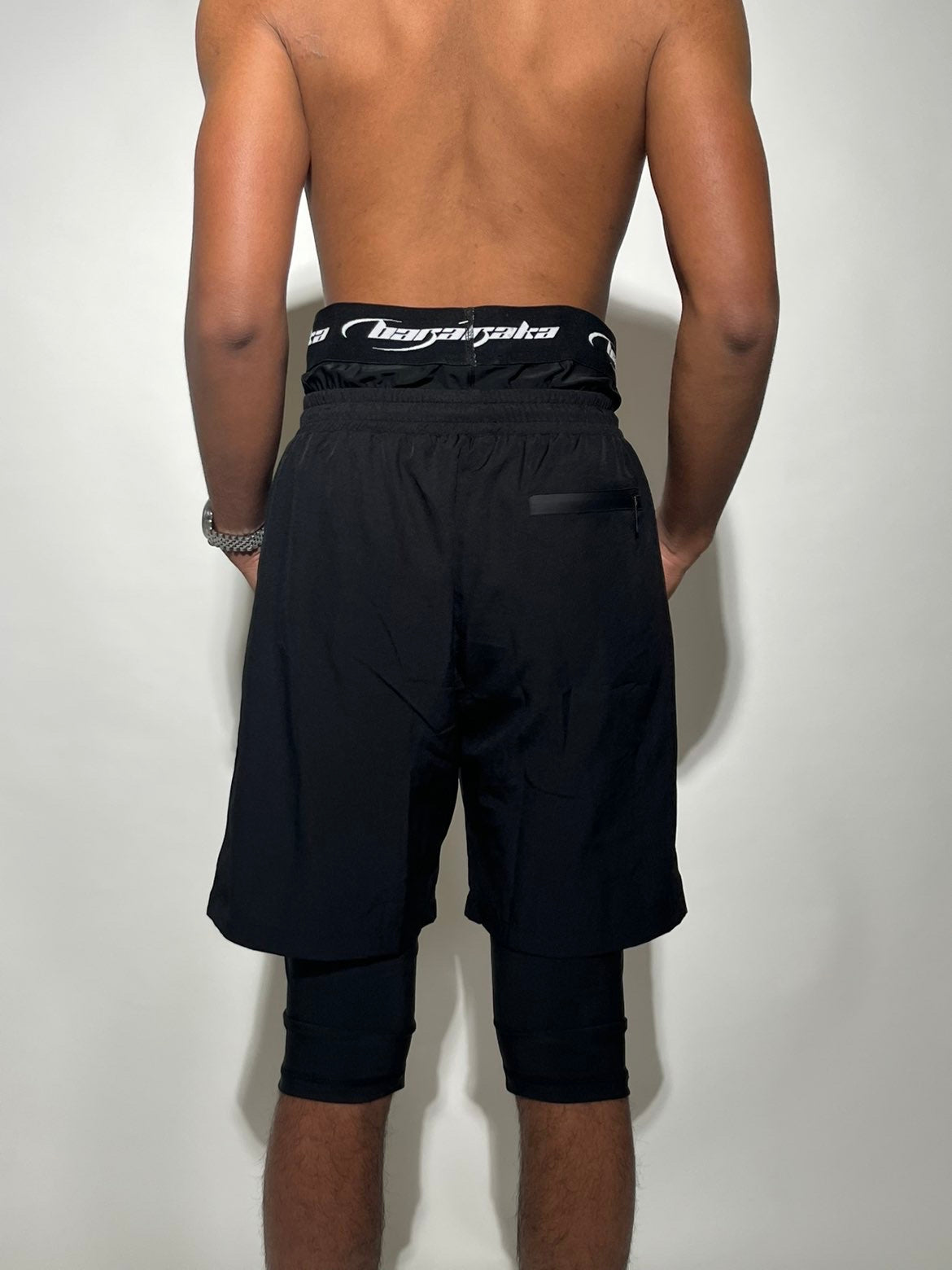 BARAKA AWRAH SHORT - JET BLACK